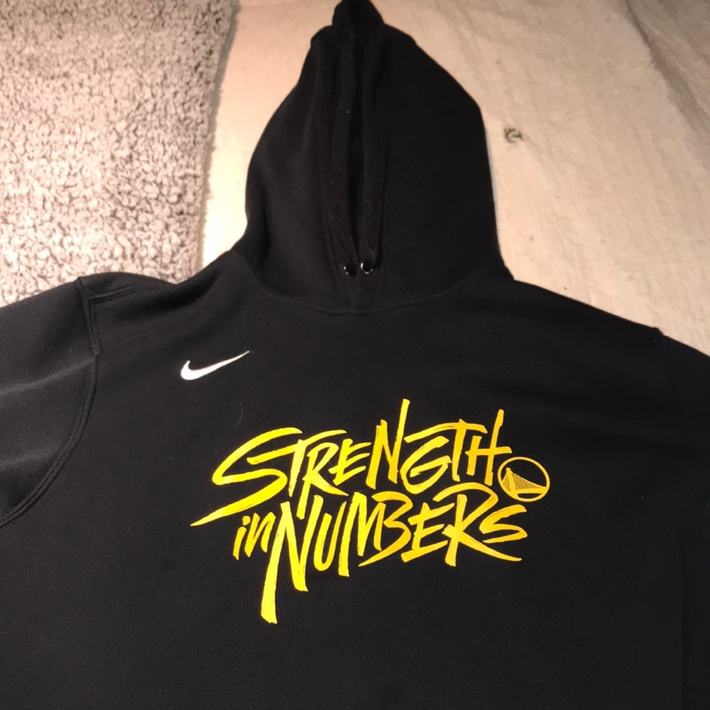 Strength In Numbers Warriors Hoodie! Men’s Large
